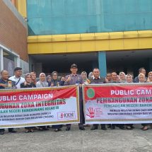 Menuju WBK, PN Bangkinang Gelar Public Campaign Zona Integritas