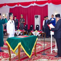 Dilantik Gubernur Riau, Hambali Resmi Jabat Pj Bupati Kampar