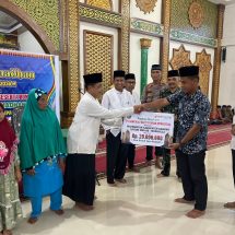Ahmad Yuzar Harapkan Masyarakat Gunung Mulya Pererat Silaturahmi dan Jaga Rasa Persaudaraan