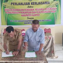 Guna Pemberdayaan Perempuan dan Perlindungan Anak, DPPKBP3A Kampar Jalin Kerjasama dengan UPT SPNF SKB dan Media Massa