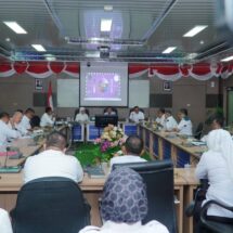 Penataan Non ASN, Pj Bupati Kampar Zoomeeting Bersama Mendagri, Menpan RB dan Kepala BKN RI
