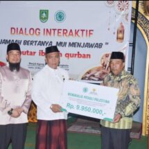Ditaja MUI, Bupati Kasmarni Apresiasi Ibadah Qurban Bengkalis