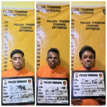 Curi Atap Seng Perumahan, 3 Pelaku Diringkus Polsek Tambang
