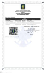 Lampiran Keputusan Kemenkum Tentang Organisasi PWI