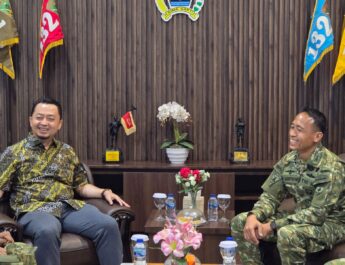 Syahrul Aidi Kunjungan Kerja ke Yonif 132/Bima Sakti