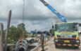 Kodam XIX/Tuanku Tambusai Tuntaskan Pergeseran Material Jembatan Armco
