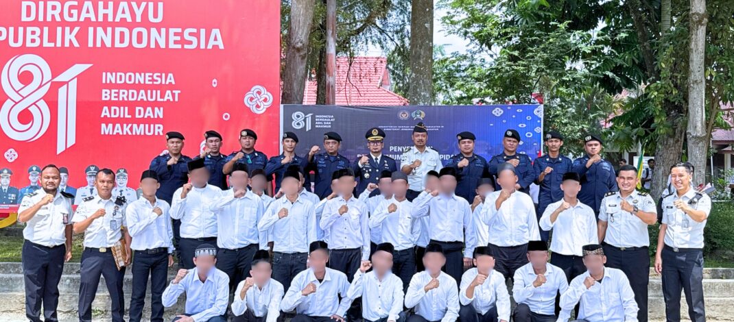 23 Warga Binaan Lapas Bangkinang Mendapatkan Remisi di HUT RI ke-81 