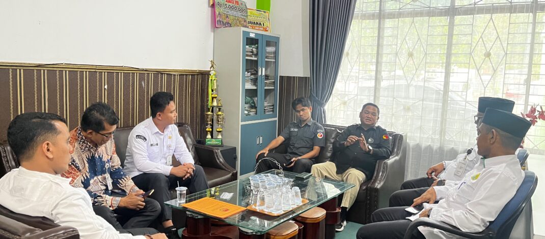Gali Data Pemilih Potensi, Bawaslu dan KPU Kunjungi Kemenag Kampar